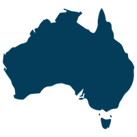 map illustration of australia