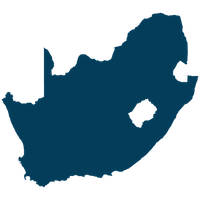 map illustration of south africa