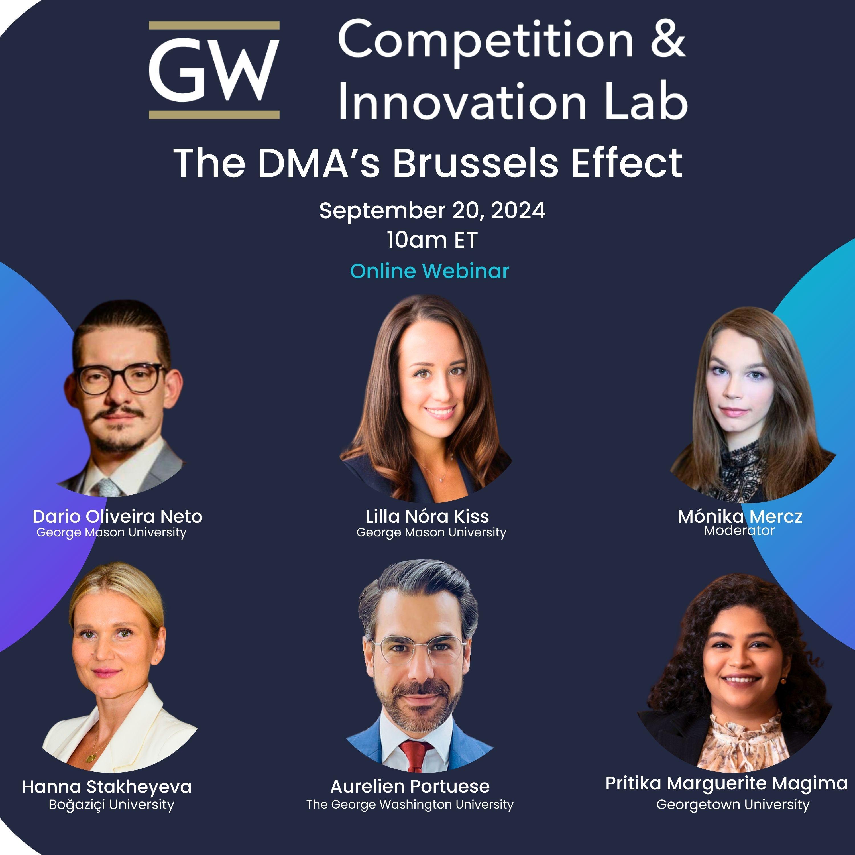 The DMA's Brussels Effect Webinar Flyer