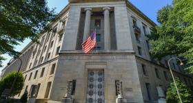 Department of Justice building in Washington, DC